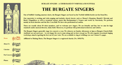 Desktop Screenshot of burgatesingers.org.uk